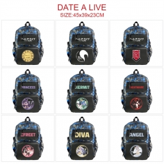 9 Styles Date a Live Anime Backpack Bag