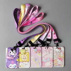 33 Styles 10PCS/SET Sanrio My Melody Hello Kitty Anime Phone Strap Lanyard Card Holder Bag