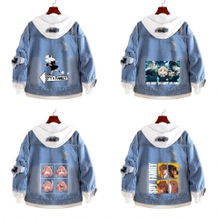 29 Styles Spy x Family Cartoon Coat Anime Denim Jacket