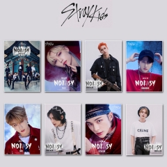 9 Styles K-POP Stray Kids NOEASY Poster Sticker 21*30cm