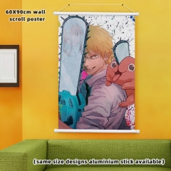 60*90CM Chainsaw Man Cosplay Wall Scroll Anime Wallscroll