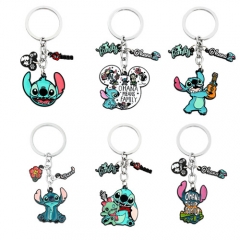 7 Styles Lilo & Stitch Anime Figure Keychain