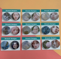 9 Styles K-POP TWICE MORE&MORE Alloy Brooch Pins