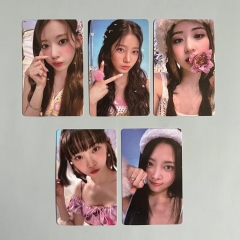 5PCS/SET K-POP LE SSERAFI ANTIFRAGILE Photocard Lomo Card 5.4*8.6cm