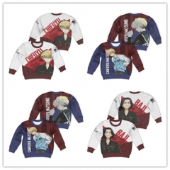 4 Styles Tokyo Revengers Anime Round Hoodie For Kids