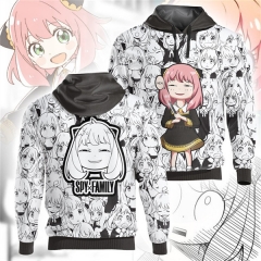 4 Styles SPY X FAMILY Anime Hooded Hoodie For Adult