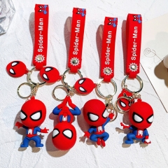 4 Styles Spider Man Anime Keychain