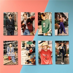 8PCS/SET K-POP BTS Bulletproof Boy Scouts 2021 SEASON'S GREETINGS Photocard Lomo Card (5.4*8.6cm)