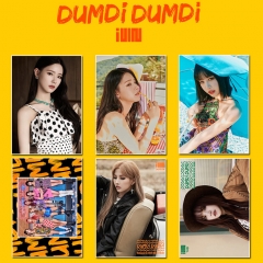 7 Styles K-POP (G)I-DLE DUMDi DUMDi Poster Sticker 21*30cm