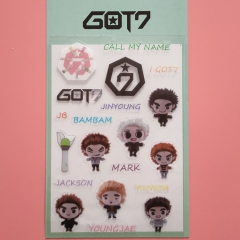 K-POP GOT7 FLIGHT LOG Sticker