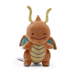 15CM Pokemon Dragonite Cartoon Stuffed Doll Anime Plush Toys