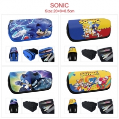 7 Styles Sonic the Hedgehog Catoon Anime Pencil Bag