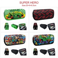 4 Styles Marvel Super Hero Catoon Anime Pencil Bag