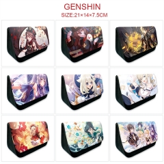 15 Styles Genshin Impact Catoon Anime Pencil Bag