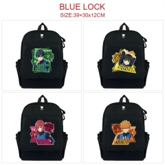 6 Styles Blue Lock Large Travel Bags Students Anime Backpack