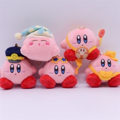 5 Styles 8CM Kirby Kawaii Anime Plush Toy Doll Pendant