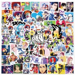 100PCS/SET SK∞/SK8 the Infinity Cartoon Pattern Decorative Collectible Waterproof Anime Luggage Stickers