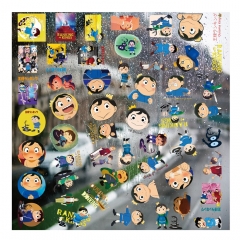 Ranking of Kings / Ousama Ranking Cartoon Pattern Decorative Collectible Waterproof Anime UV Transfer 3D Stickers