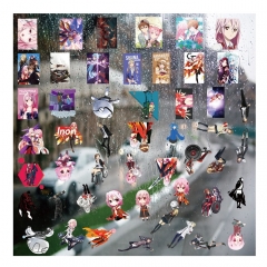 Guilty Crown Cartoon Pattern Decorative Collectible Waterproof Anime UV Transfer 3D Stickers