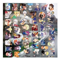 2 Styles Fruits Basket Cartoon Pattern Decorative Collectible Waterproof Anime UV Transfer 3D Stickers