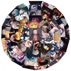 54pcs/set Demon Slayer: Kimetsu no Yaiba Anime PVC Luggage Stickers