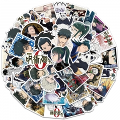 50pcs/set Jujutsu Kaisen Anime PVC Luggage Stickers
