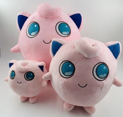 3 Sizes Pokemon Jigglypuff Cartoon Character For Kids Collectible Doll Anime Plush Toy