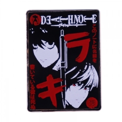 Death Note Cartoon Character Pattern Alloy Pin Anime Brooch