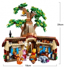 1265PCS Winnie the Pooh Anime Miniature Building Blocks