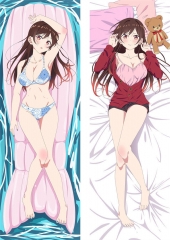 (50*150CM) 2 Styles Rented Girlfriend Soft Bolster Body Anime Long Pillow