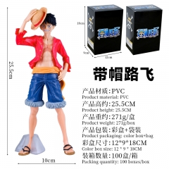 25.5CM One Piece Luffy Movie Character PVC Anime Action Figure