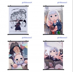 60*90cm 5 Styles Aharen-san Hakarenai Cartoon Pattern Decoration Anime Wallscroll