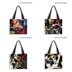 8 Styles 40*40cm Overlord Cartoon Pattern Canvas Anime Bag