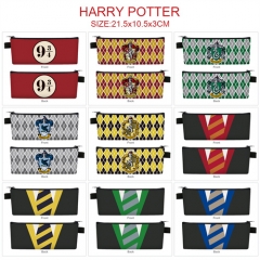 9 Styles Harry Potter Cosplay Cartoon PU Colorful Anime Zipper Pencil Bag Box