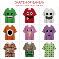 11 Styles Garten of Banban Cartoon Color Printing Cosplay Anime T Shirt