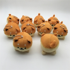 (10PCS/SET) 7cm Shiba Inu Corgi Cute Anime Plush Toy Dolls Pendant