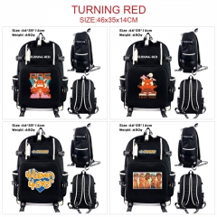5 Styles Turning Red Cartoon Character Anime Backpack Bag