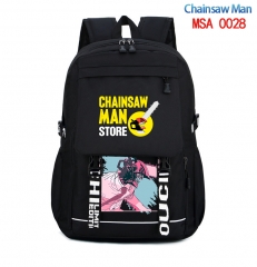 2 Styles Chainsaw Man Canvas For Student Anime Backpack Bag