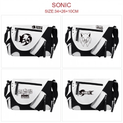 6 Styles Sonic the Hedgehog PU Anime Shoulder Bag