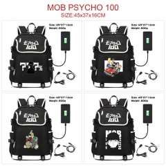 4 Styles Mob Psycho100 Cartoon Anime Canvas Shoulder Backpack Bag
