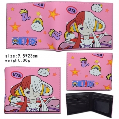 2 Styles One Piece Cartoon Cute Anime PU Wallet Purse