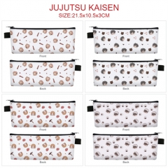 7 Styles Jujutsu Kaisen Cosplay Cartoon PU Colorful Anime Zipper Pencil Bag Box