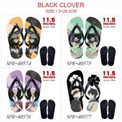 6 Styles Black Clover Cosplay Anime Slipper Flip Flops