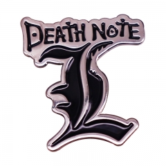 Death Note Cartoon Badge Pin Decoration Clothes Anime Alloy Brooch
