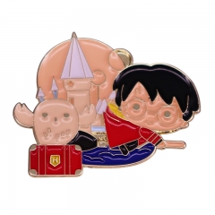 Harry Potter Cartoon Badge Pin Decoration Clothes Anime Alloy Brooch