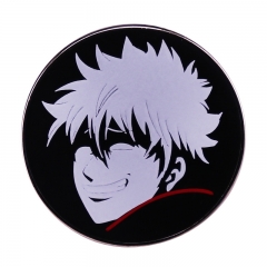 Gintama Cartoon Badge Pin Decoration Clothes Anime Alloy Brooch