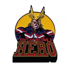 My Hero Academia Cartoon Badge Pin Decoration Clothes Anime Alloy Brooch