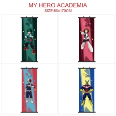 6 Styles 60*170CM Boku No Hero Academia / My Hero Academia Wall Scroll Cartoon Pattern Decoration Anime Wallscroll