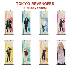 8 Styles 60*170CM Tokyo Revengers Wall Scroll Cartoon Pattern Decoration Anime Wallscroll