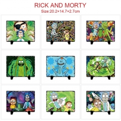 10 Styles Rick and Morty Cartoon Character Anime Lithograph Oleograph